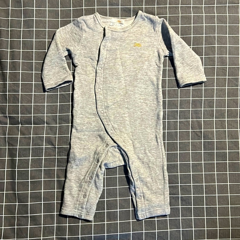 Fith Japan luxury baby one piece gray